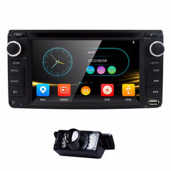 2din New universal Car Radio Double 2 din Car DVD Player GPS Navigation In dash Car PC Stereo video Free Map Car Electronics CAM