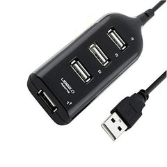 4 Ports Splitter Usb Hub Adapter for PC Laptop Computer NEW 2019 USB 2.0 High Speed Black And Can only be used individually #YL5