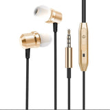 ANBES Magnetic Wired Headphones Super Bass Stereo Earphone Metal Sport Headset With Microphone For Samsung Huawei Xiaomi iphone
