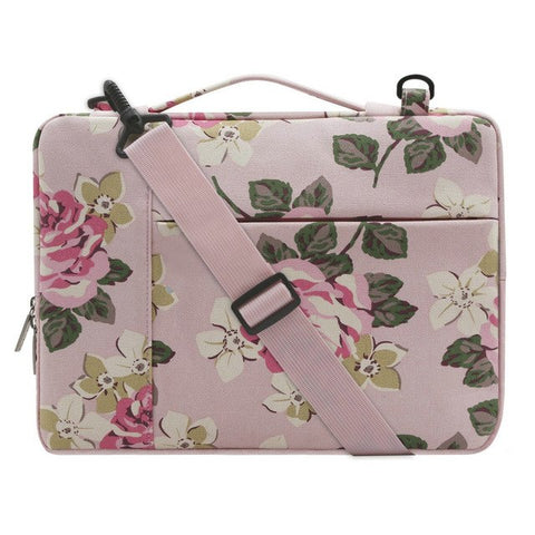 MOSISO Canvas Laptop Sleeve Case Shoulder Bag for Macbook Air Pro Asus Dell HP Acer 11 13 14 15.4 15.6 Surface pro Notebook Bag