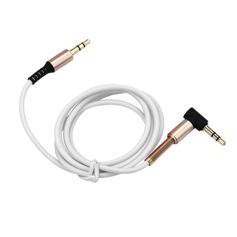 NEW 2019 Stereo Headphone 3.5mm Jack Elbow Male To Male Arrival Computer Cable Car Aux Audio Extension Extend Cable#YL