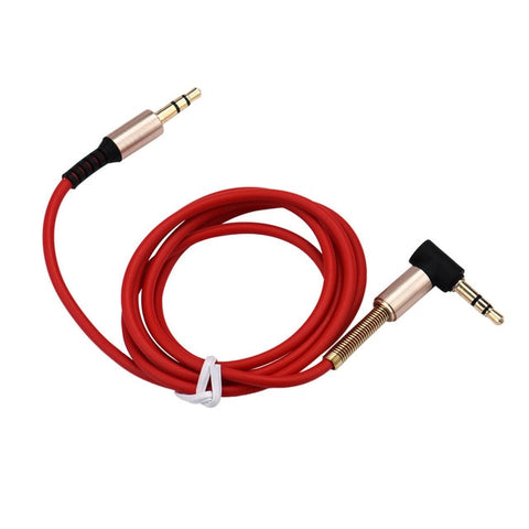 NEW 2019 Stereo Headphone 3.5mm Jack Elbow Male To Male Arrival Computer Cable Car Aux Audio Extension Extend Cable#YL
