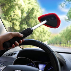 VODOOL Car Windshield Cleaner Brush Wiper Telescopic Handle Auto Window Glass Washer Soft Towel Brush Car Care Cleaning Tools
