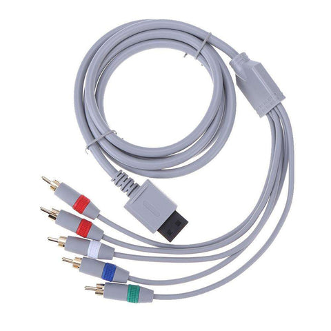 1.8m/5.90ft Cable HD TV Component RCA Audio Video AV Cable Cord Plug for Nintendo Wii U Wii High Quality Droshipping