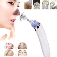 1 Set New Skin Care 0.7W Strong Power Electric Blackhead Remover Pore Removal Blackhead Acne Vacuum Cleaner Facial Clean Kit