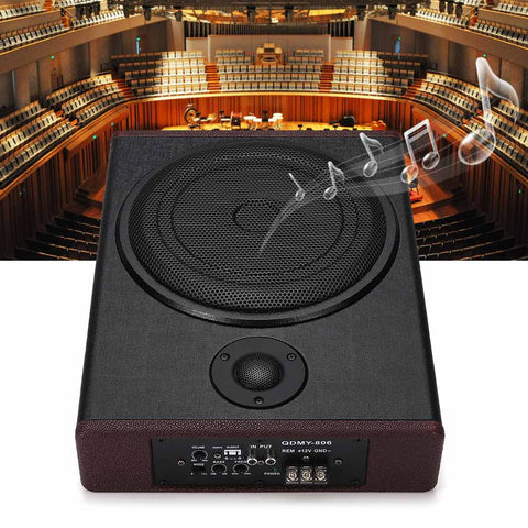 10 inch 600W Car Subwoofer Speaker DC 12V Active Power Bass Subwoofers Home Audio Auto Stereo Amplifier Lound Speakers