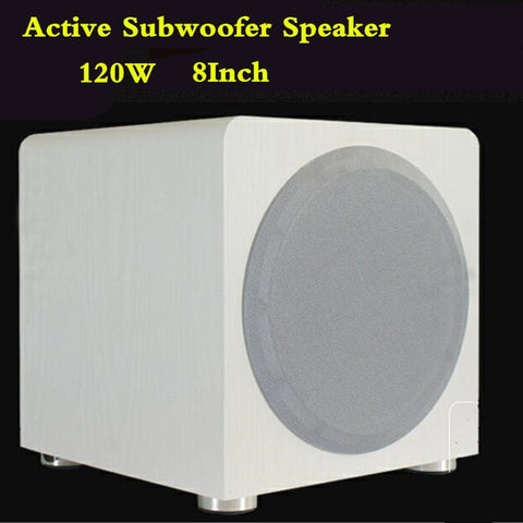 120W Heavy Bass Speakers Active Subwoofer Speaker Home Theater Sound Box Active Bookshelf Speaker For Dance Rocking Music Party
