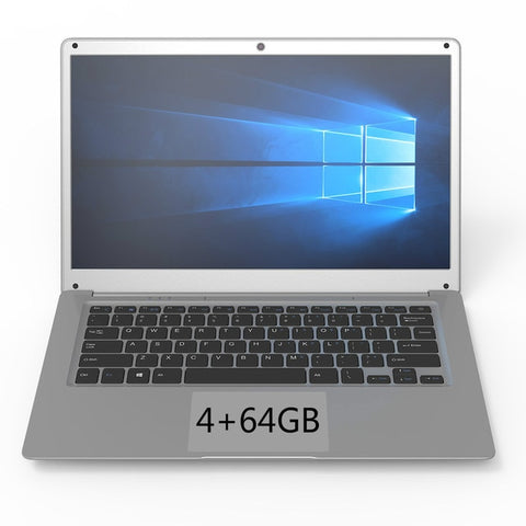 14.1 Inch Exquisite Laptop Windows 10 Quad-core Intel Cherry Trail Z8350 4GB 64GB Ultrabook Dual Camera notebook