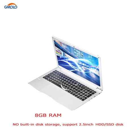 15.6" Celeron N4100 quad core DDR4 8GB RAM a laptop optional 240GB SSD/1TB 1920*1080 IPS HD screen gaming notebook
