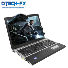 15.6" Gaming Laptop i7 8GB RAM SSD 512GB 256GB 128G Large Notebook PC DVD Metal Business AZERTY Italian Spanish Russian Keyboard