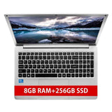 15.6inch 8GB Ram+128GB/256GB/512GB SSD Intel Gemini Lake Quad Core CPU 1920*1080P Full HD Win10 Laptop Notebook Computer