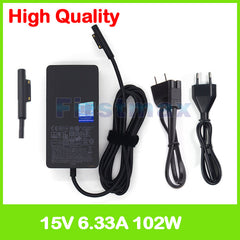 15V 6.33A 102W laptop charger 1798 ac adapter for Microsoft Surface Book 2 13.5 inch Core i7 i5 Model 1832 1835 15" Model 1793