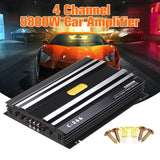 1600 Watt 4 Channel 12V  Car Amplifer Car Audio Power AmplifierCar Audio Amplifier for Cars Amplifier Subwoofer