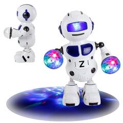 180 Rotating Smart Space Dance Robot Electronic Walking Toys with Music Light for Kids Astronaut Toy Christmas Birthday Gift
