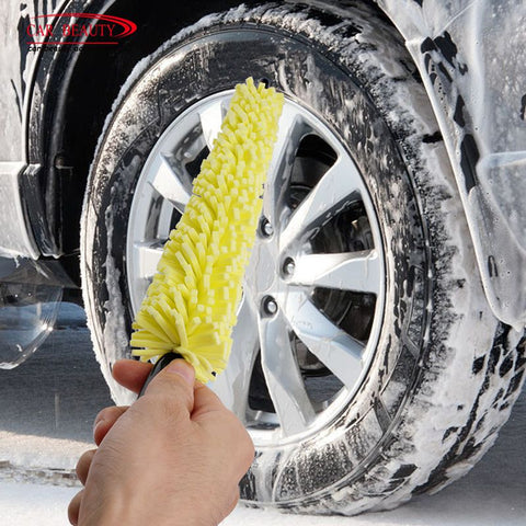 1Pc Car Wheel Cleaner Brush Tire Rim Cleaning Tool Auto Scrub Washing Vehicle Washer Dust Cleaner Sponge Car Washer for Auto