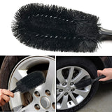 1Pcs Car Washing Wheel Brush Car Tire Rim Cleaning Handle Brush Tool Washable Handy Car Washer Brush Car Styling Auto Accessory