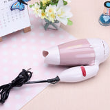 1pc 900W Pink Electric Hair Dryer Foldable US Plug Blow Dryers Hair Styling Equipment for Home Use Travel Use Hair Accessories