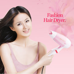 1pc 900W Pink Electric Hair Dryer Foldable US Plug Blow Dryers Hair Styling Equipment for Home Use Travel Use Hair Accessories