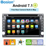 2 din android car radio tape recorder audio stereo For Universal 2din autoradio car dvd GPS Navigation Steering-Wheel Wifi Map