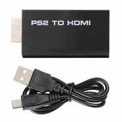 2017 Mini for PS2 to HDMI Audio Video Converter Adapter 3.5mm Video AV Adapter Converter For HDTV Support 480i 576i 480P