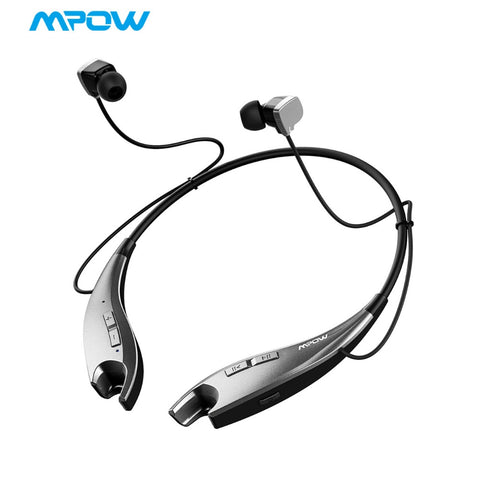 2018 NEW Mpow Jaws Wireless Earphones Bluetooth Headphone Neck Halter Style Earbuds Earphone Hands-free Calling for iPhone X/8/7