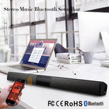 20W Wireless Bluetooth Column Soundbar Stereo Speaker TV Home Theater Built-in Lithium Battery 2.0A Sound Bar TF USB Sound Bar