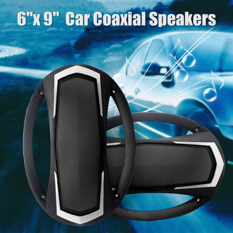 2Pcs 6x9 500W 2-Way Coaxial Horn Hifi Loud Car Speaker Bass Auto Audio Tweeter Speakers VO-6995B Auto Subwoofers Universal