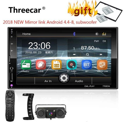 2din Car Radio 7" Car Stereo Touch Screen SD/FM/MP5/USB/AUX Bluetooth Multimedia Mirror link 2 Din Autoradio Car Backup Monitor