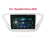 2din Car Radio Android 8.1 Multimedia Player Navigation GPS Player 9 inch For Hyundai solaris verna accent 2016 2017 autoradio