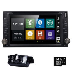 2din New universal Car Radio Double 2 din Car DVD Player GPS Navigation In dash Car PC Stereo video Free Map Car Electronics