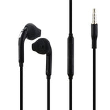 3.5mm Noise Cancelling S6 Headphones Reflective Fiber Cloth Line Metal Sport Headset Earbuds Earphone for Cellphone MP3 MP4