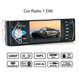 4.1" Car Radio 1 Din Mp5 Player Bluetooth Stereo Audio Fm Transmitter Car Video with Remote Control Support Rear view Camera