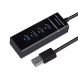 4 Ports USB Hub High Speed Transmission USB 3.0 Hub Extension Adapter Portable USB Splitter For Laptop Notebook PC