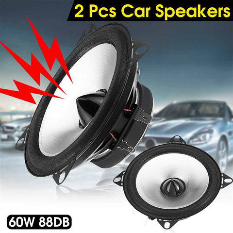 4 inch 60W 2-Way Car Speakers Automobile Coaxial Hifi Full Range Speaker Subwoofers Vehicle Door Audio Stereo Loudspeaker