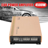 4500W 4 Channesl Car Audio Amplifier 12V Auto Truck Motorcycle Audio Power Stereo Hi-Fi Amplifiers Amp Speaker Subwoofers