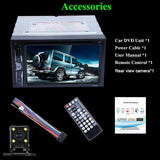 6.2" 2 Din Smart Car DVD CD Player Autoradio Stereo 1080P Touch Screen Auto Radio MP5 Player Bluetooth TF USB FM Play DC 12V