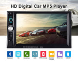 6.6" 2 Din Car Radio Mp5 Mp3 Player Bluetooth Hands-Free Autoradio Stereo Car Audio Touch Screen Radios Usb Fm Aux In