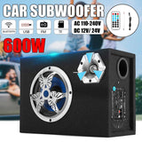 6 inch 600W Bluetooth Active Power Car Bass Subwoofer Speaker Auto Stereo Amplifier Home Audio USB/ TF Cards/ FM Radio