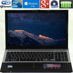 8GB RAM DDR3+1000GB HDD+60GB SSD Intel Core i7 CPU Laptops 15.6"1920X1080P Windows 10 system Notebook PC Gaming Laptops Computer