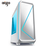 Aigo ATX Gaming Computer Case Chassis 450*190*470mm High Quality Computer Case USB 3.0 Audio Reboot Port Gabinete Computador