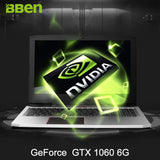 BBEN G16 15.6" Pro Win10 Intel I7 7700HQ CPU NVIDIA GTX1060 GDDR5 16G Ram DDR4 RJ45 Wifi BT4.0 Backlit Gaming Laptop Computer