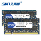 Binful DDR2 4G (2X2GB) 800mhz PC2-6400S Memory ram memoria for notebook laptop computer sodimm 1.8V dual-channel