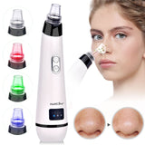 Blackhead Vacuum Suction Pore Vacuum Cleaner Facial Blackhead Acne Removal Tools 3 Colors Light Photon Rejuvenation Skin Care
