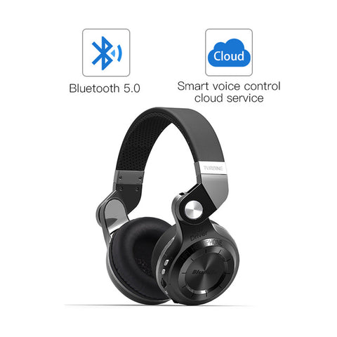 Bluedio T2+ Bluetooth Headphones 4.1 Wireless/Wire Earphone Support FM Radio& SD Card Functions For Music Headset