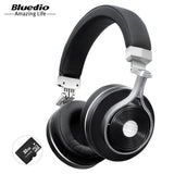 Bluedio T3 Plus wireless Bluetooth headphones with microphone SD card slot music original bluetooth headset phone accessory