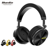 Bluedio T5S Active Noise Cancelling Wireless Bluetooth Headphones Portable Headset with microphone for cell phones