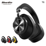 Bluedio T6 Active Noise Cancelling headphones wireless bluetooth headset with microphone for mobile phones iphone xiaomi
