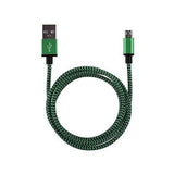 Braided Aluminum Micro USB Data&Sync faster Charger Cable For Android Phone  High Speed Certified Cell Phone Accessories