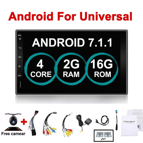 Car Electronic 7" 2Din Android Car GPS Tap PC Tablet 2 din Universal For Nissan GPS Navigation BT Radio Stereo Audio Without DVD