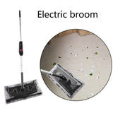 Cordless Electric Sweeper Vacuum Cleaner Hand-push Type Mop Rechargeable Battery 360 Degrees Rotation Carpet Floor Cleaner